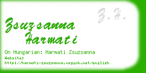 zsuzsanna harmati business card